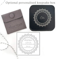 50th Birthday 9ct gold & sterling silver beaded adjustable Milestone bracelet