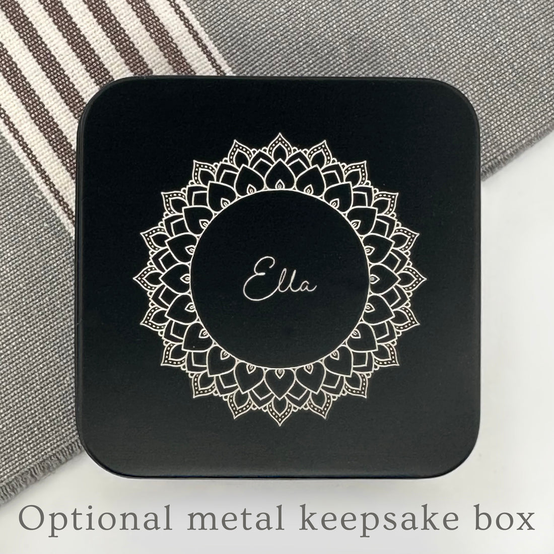 Rough faceted diamond silver adjustable beaded bracelet | April birthday