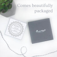 50th Birthday 9ct gold & sterling silver beaded adjustable Milestone bracelet