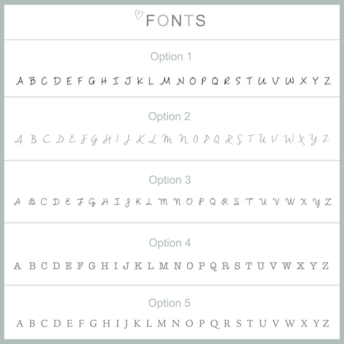 Sterling silver cupped heart initial necklace