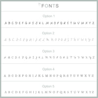 Sterling silver cupped heart initial necklace