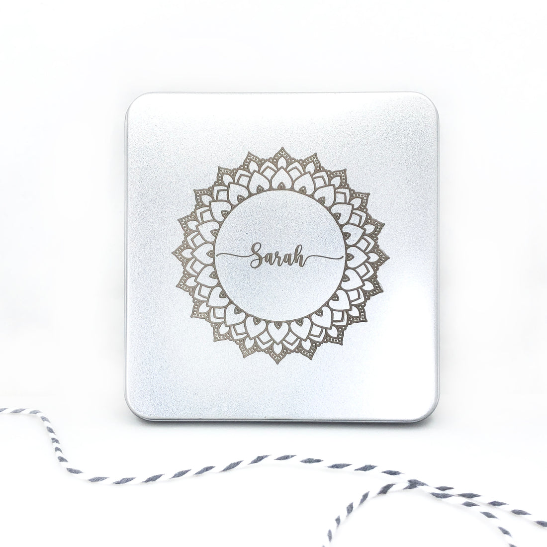 Sterling silver bee stud earrings with personalised keepsake box